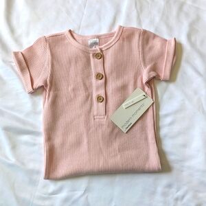 NWT Modern Moments Henley Onesie 18m